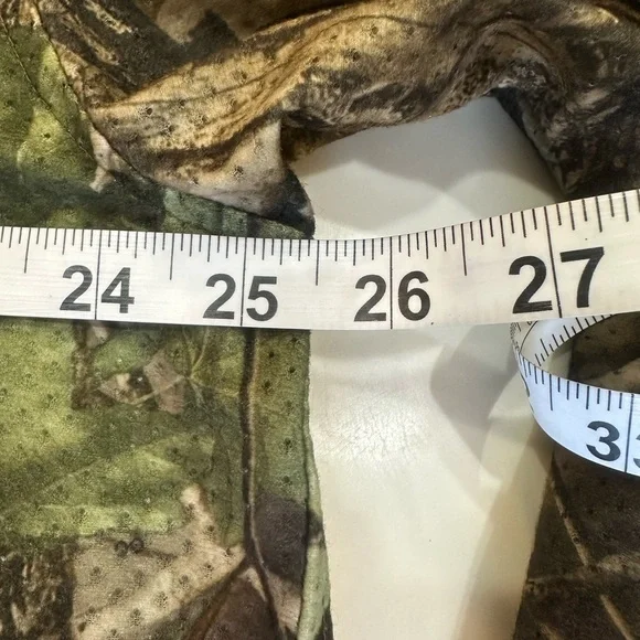 REDHEAD Men's Camo Mesh Lightweight Button Down 2 Pockets Shirt  Size Large - Picture 7 of 9